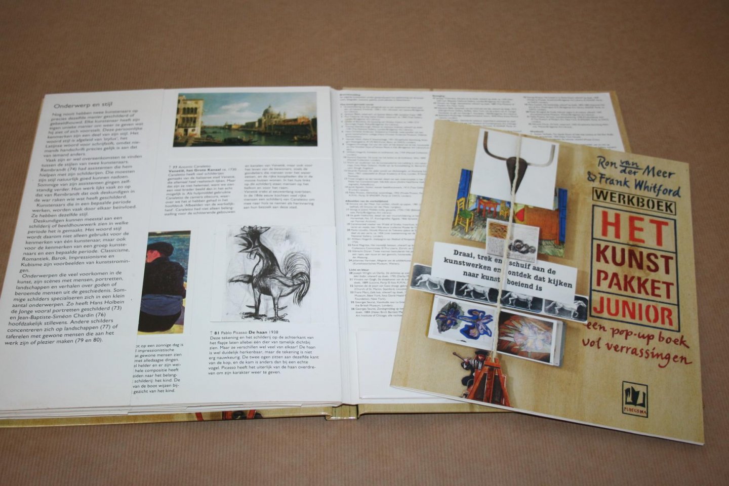 Ron van der Meer & Frank Whitford - Het Kunst Pakket Junior -- Een pop-up boek vol verrassingen