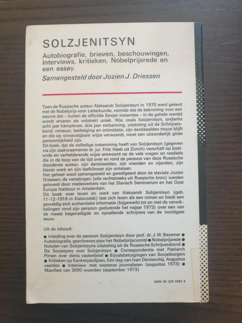 Solzjenitsyn - Autobiografie / druk 1