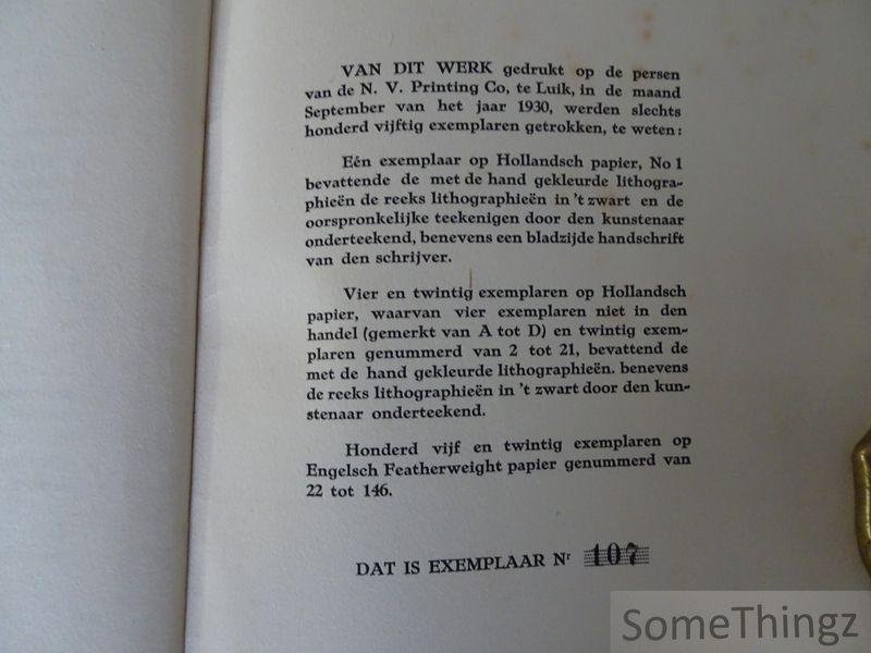 Frans Smits (teks) en Frank Mortelmans (litho's). - Heimwee. (Fragmenten uit een dagboek)