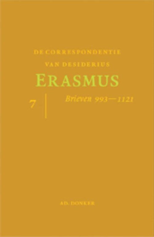 Desiderius Eramus - De correspondentie van Desiderius Erasmus 7