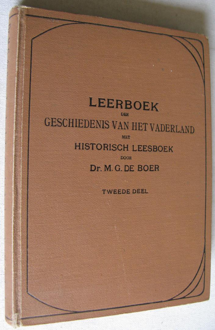 Boer, M.G. de - Leerboek der Geschiedenis van het vaderland met historisch leesboek