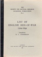 Anderson, R.C. - List of English Men of War 1509-1649
