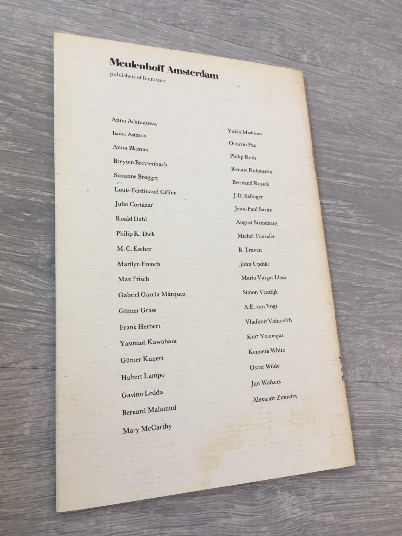Verscheidene - Foreign Rights Catalogue; Meulenhoff Amsterdam, Publishers of literature