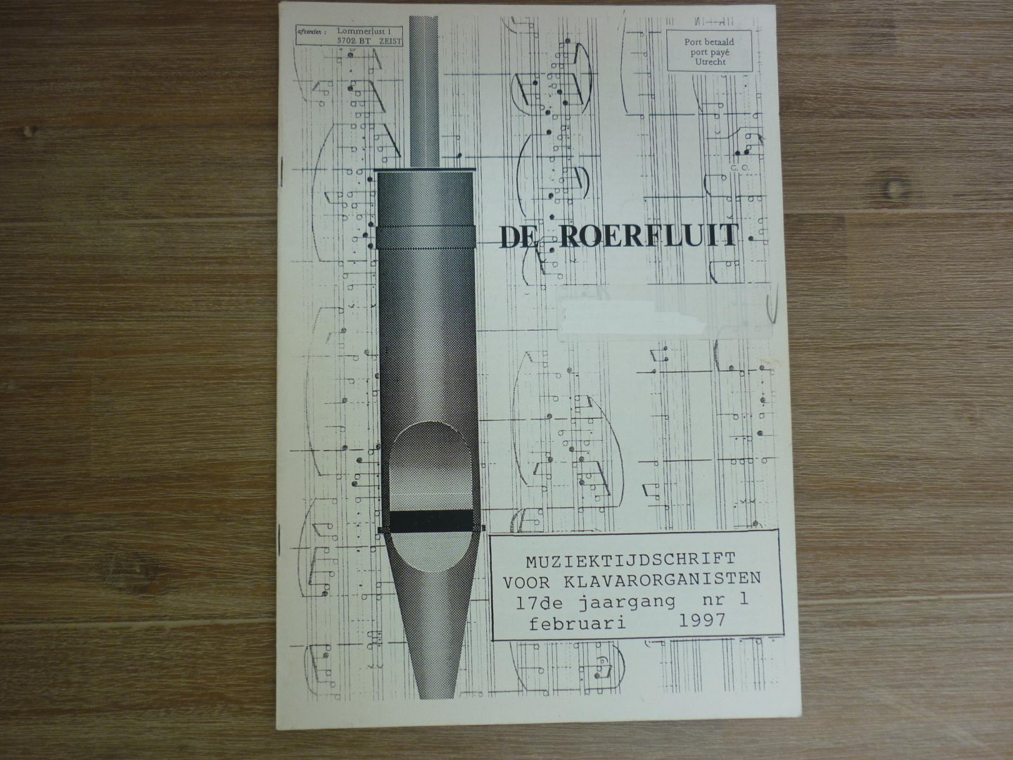 Diverse componisten - De Roerfluit muziek tijdschrift voor klavarorganisten; 17e jaargang; nr. 1; voorjaar 19972