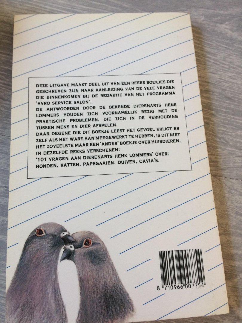 Lommers - Hondereen vragen dierenarts duiven / druk 1
