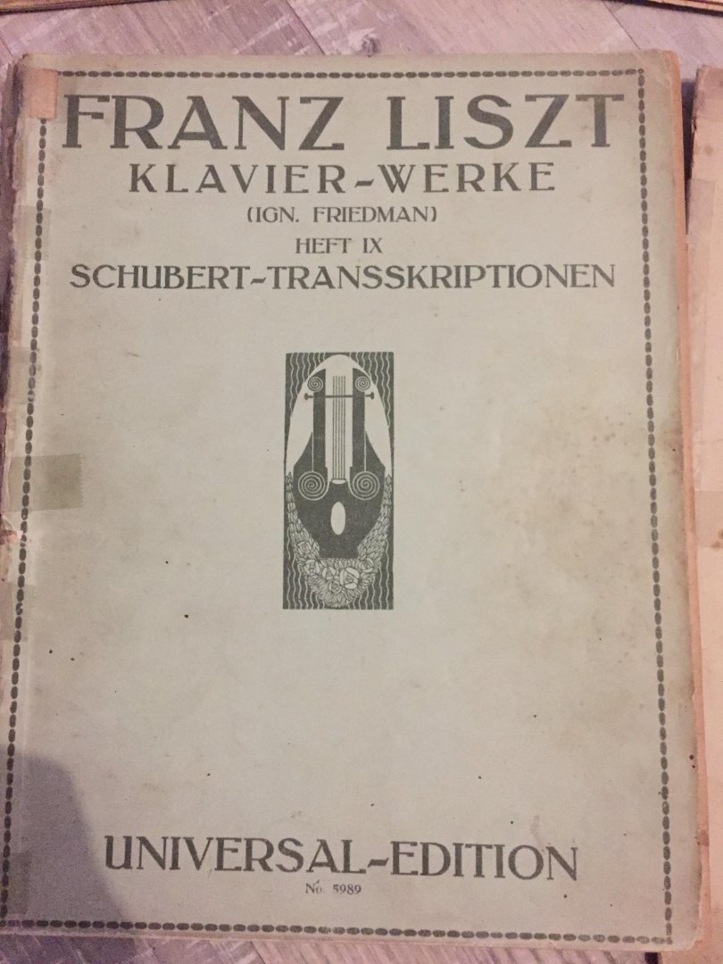 Liszt - Bladmuziek; Liszt