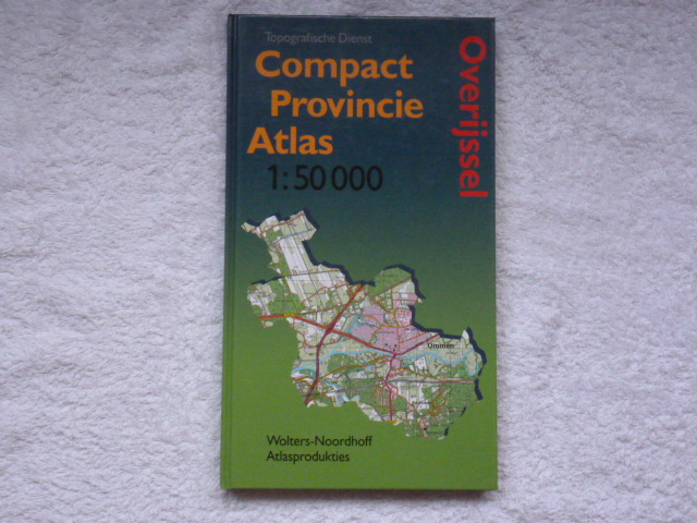 Wolters-Noordhoff Atlasprodukties, Groningen - Compact Provincie Atlas 1:50 000 Overijssel