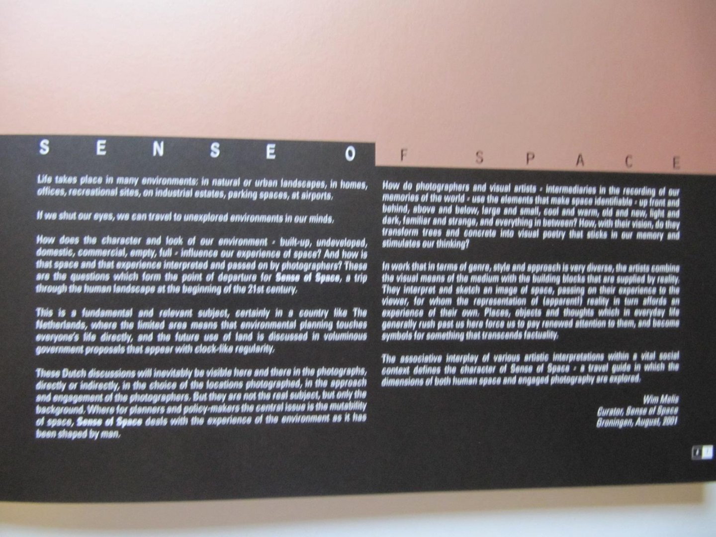 Melij, W. - Sense of space / druk 1