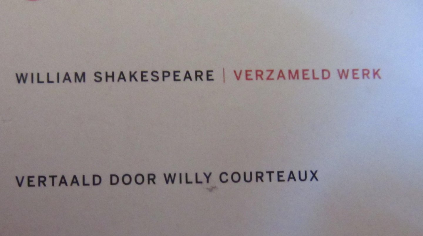 Shakespeare Courteaux - Eind goed al goed, Driekoningenavond, Wintersprookje