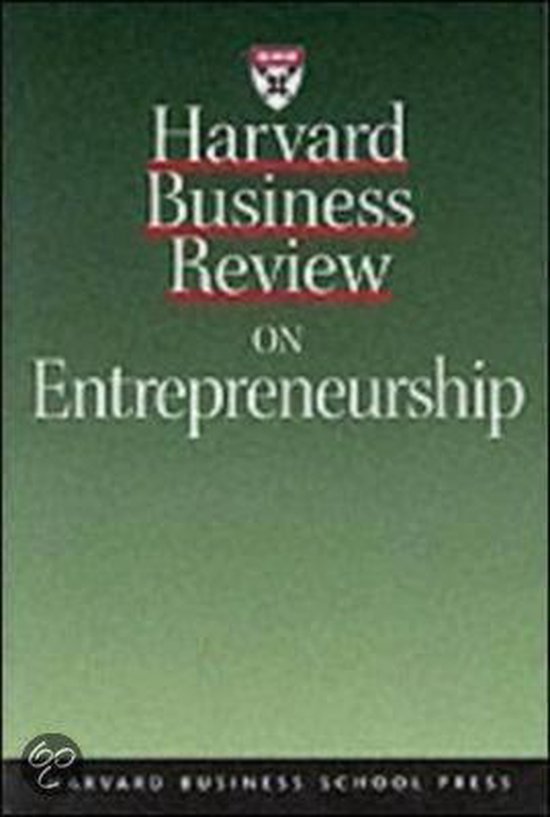  - Harvard Business Review: Entrepreneurship