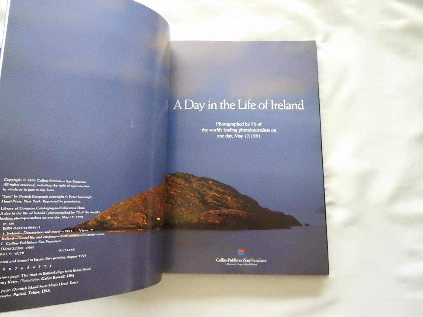 aer lingus - A day in the life of Ireland : photographed by 75 of the world's leading photojournalists on one day, May 17, 1991.