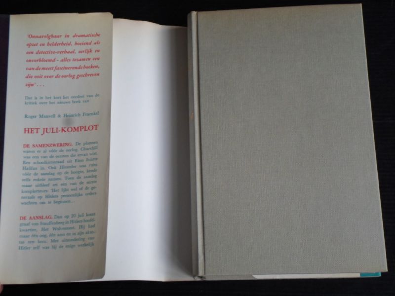 Manvell, R. & H.Fraenkel - Het Juli Komplot, De aanslag op Adolf Hitler van 20 juli 1944 en de Mannen die erachter stonden