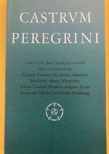 CASTRUM PEREGRINI. - Castrum Pegegrini  CXLVIII - CIL. 30. Jahrgang 1981 - Heft 148 - 149.