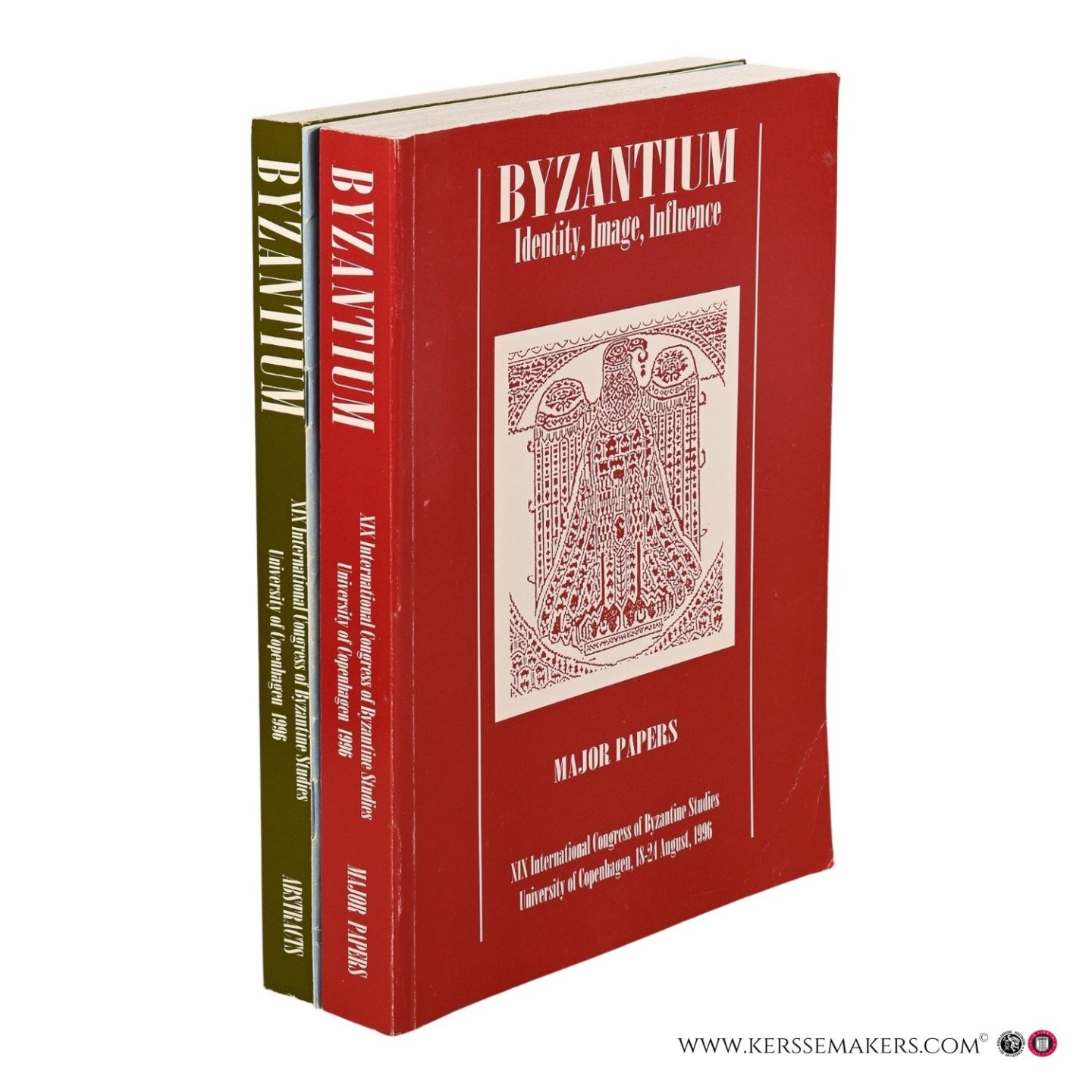 Fledelius, Karsten (ed.). - Byzantium: Identity, Image, Influence. International Congress of Byzantine Studies (19th 1996 Copenhagen, Denmark). [3 volumes].