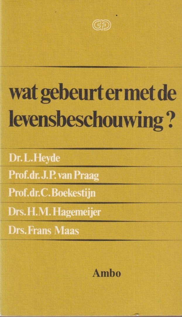 Heyde, L. et al - Wat gebeurt er met de levensbeschouwing?
