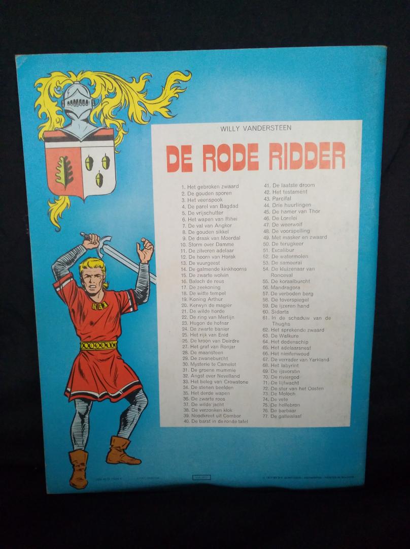 Vandersteen, W. - De Excalibur de rode ridder 51, 1977