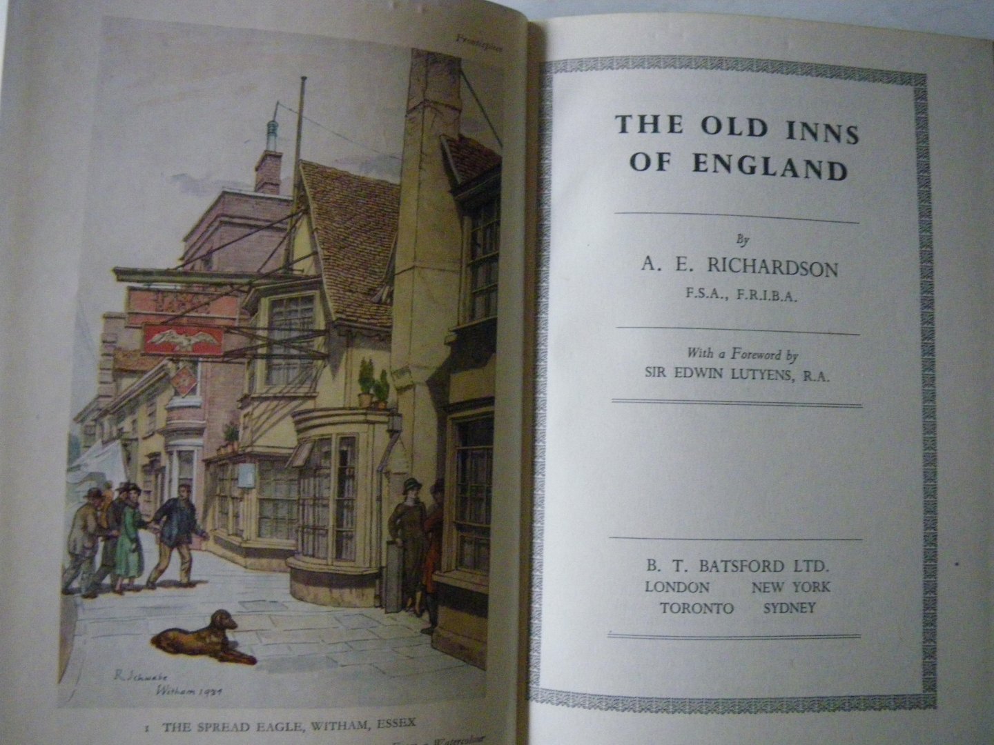 Richardson A. E. - The old Inns of England (The british Heritage series)