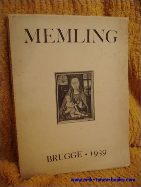 KATALOOG. - MEMLING - TENTOONSTELLING.  1939 Brugge