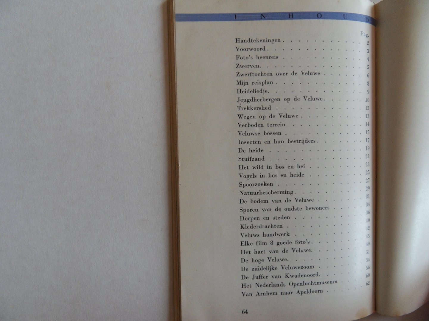 Kesler, Jan W. - Mijn Zwerftocht over de Veluwe. [ met handtekeningen van de medewerkers aan deze uitgave ].