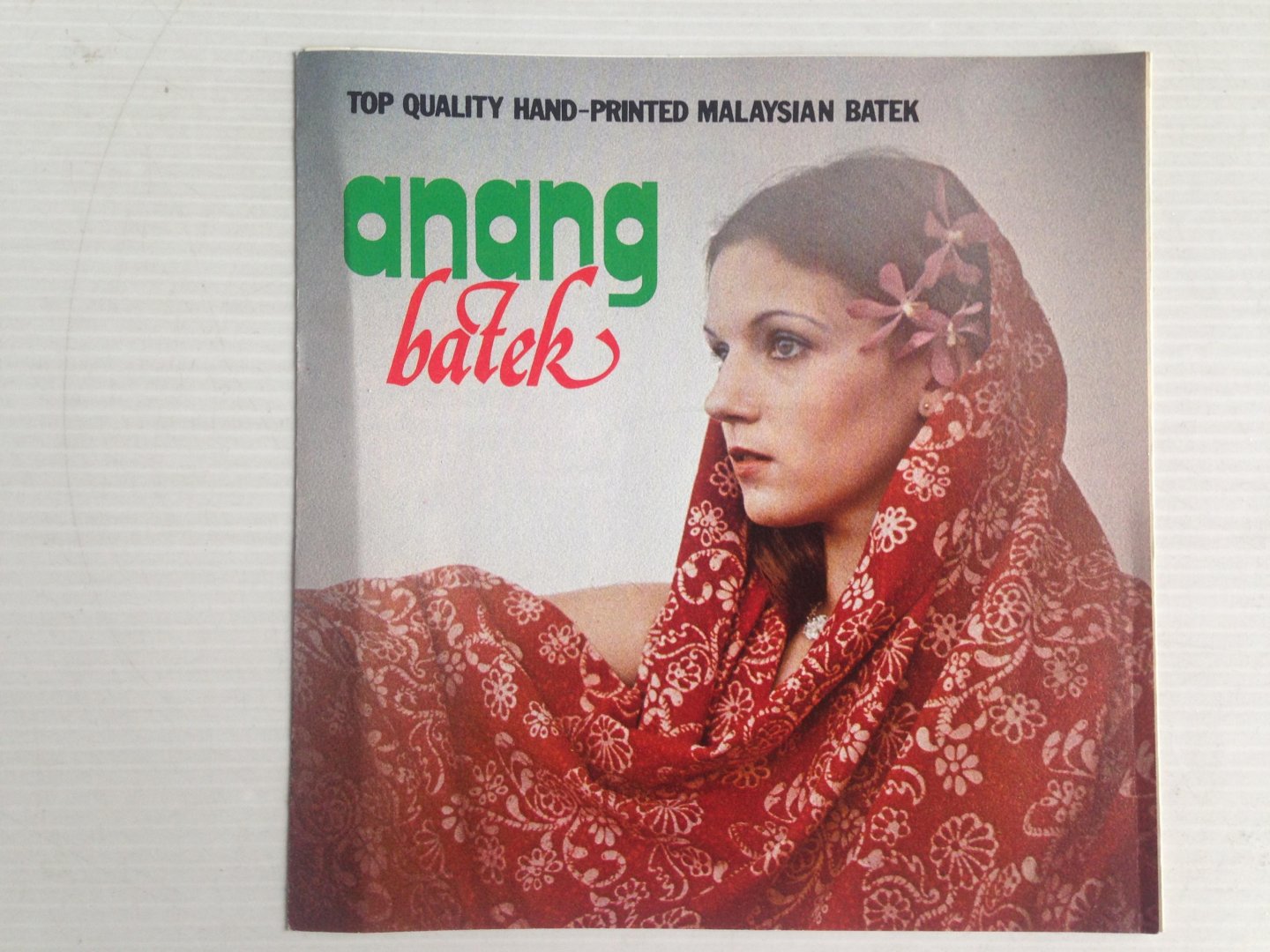  - Batik folder Maleisie Anang Batek, Top Quality Hand-Printed Malaysian Batek