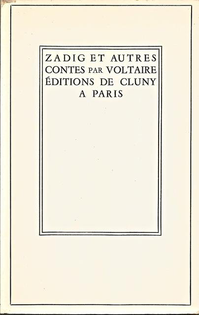 Voltaire - Zadig et autres contes [tekst FA]