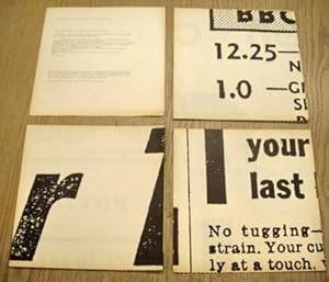 ROT, DITER., STEENDRUKKERIJ DE JONG., ROTH, DIETER., QUADRAT-PRINT & KWADRAAT-BLAD. - Daily Mirrors. Kwantiteit in plaats van kwaliteit / instead of showing quality, we show quantity / Au lieu de montrer de la qualité, nous montrons de la quantité / Statt qualität zu zeigen, zeigen wir Quantität. [Mirror]