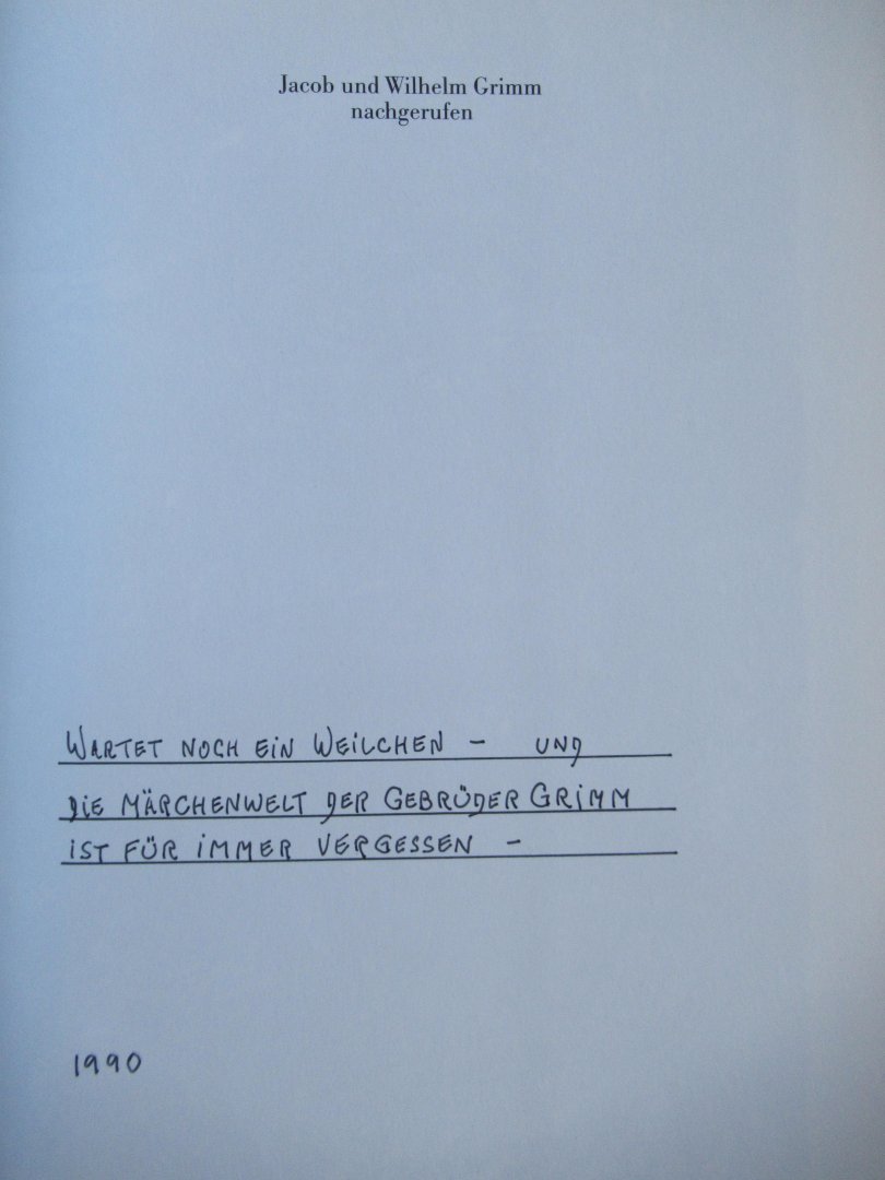 Grass, Günther - Totes Holz. Ein Nachruf