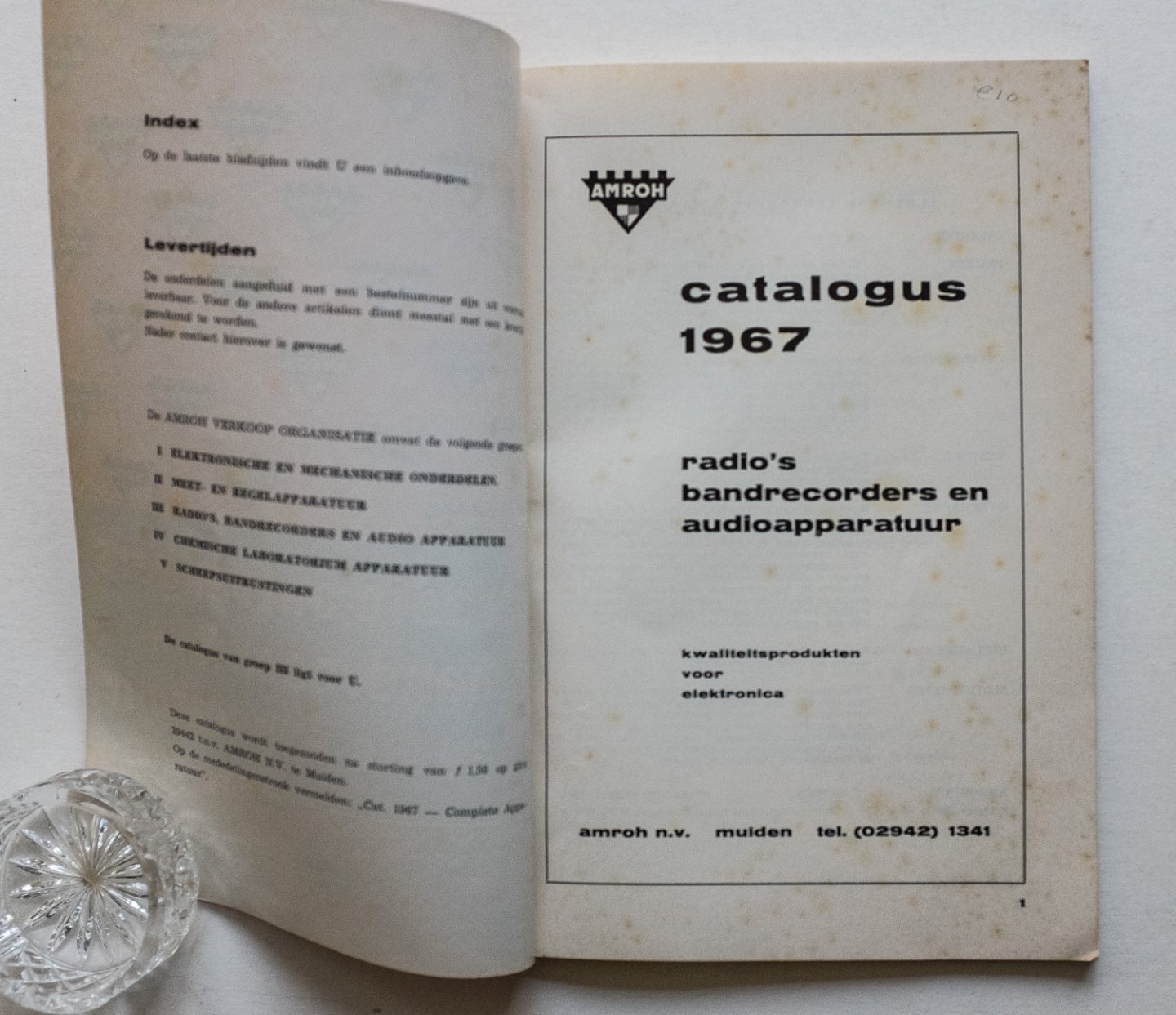  - AMROH catalogus 1967 - Radio-ontvangers, Bandrecorders, Audio-apparatuur
