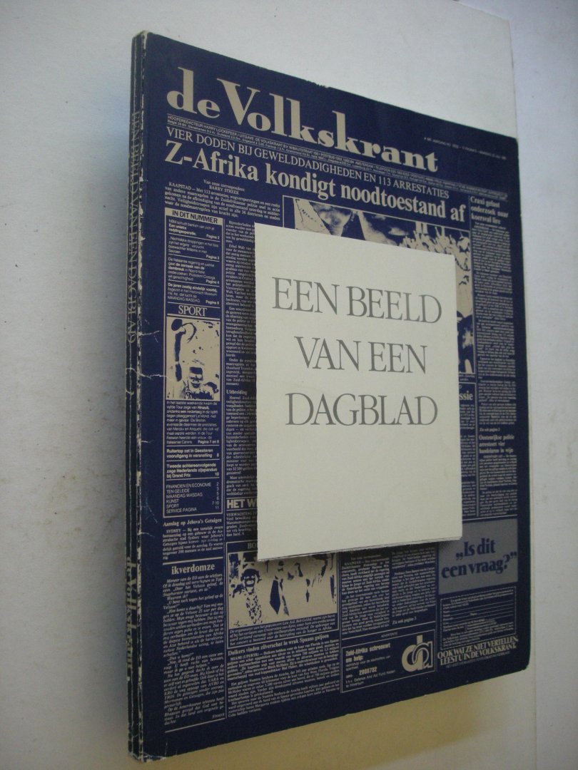 Gessel, H. van, samenst.en tekst - De Volkskrant, Een beeld van een dagblad.