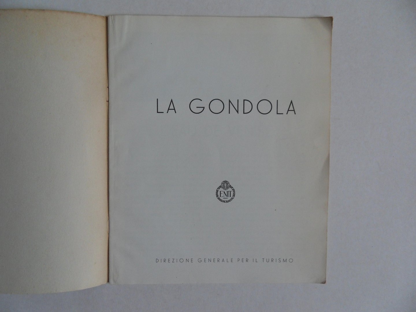 Rocca, Gino. - La Gondola.