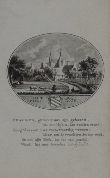 Ollefen, L. van, en R. Bakker - Het dorp Charlois. Amsterdam, z.j. (1795)