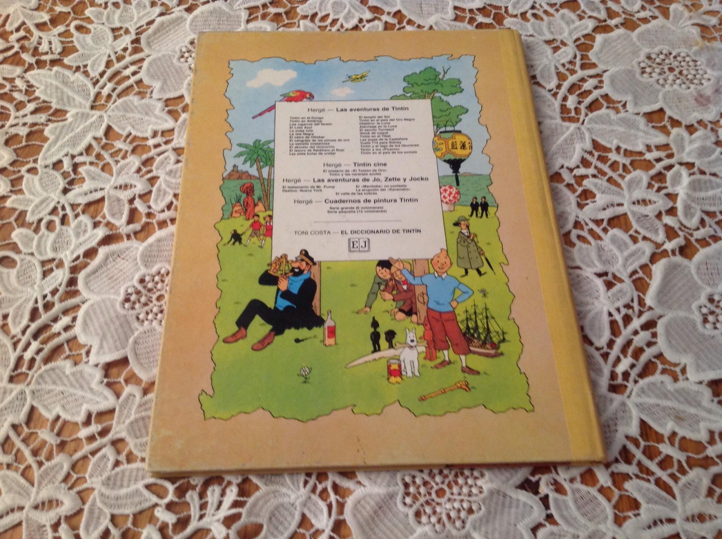 Hergé - Los Cigarros Del Faraøn luxe hardcoverversie Gouden titel opdruk