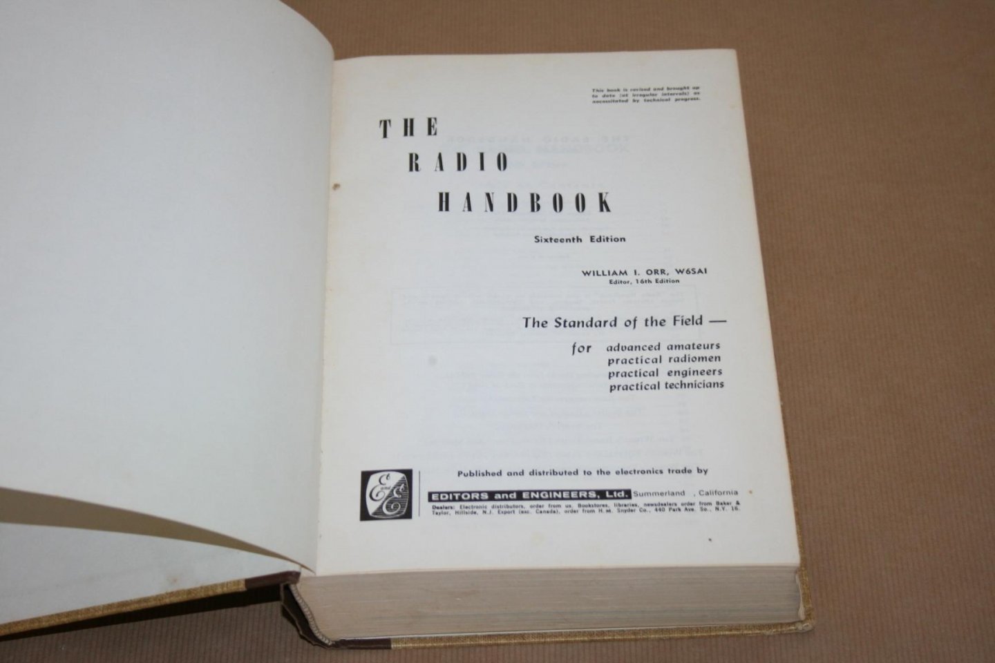 William I. Orr - The Radio Handbook