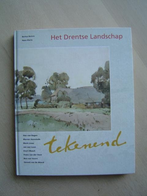 Boivin - Drentse landschap tekenend / druk 1