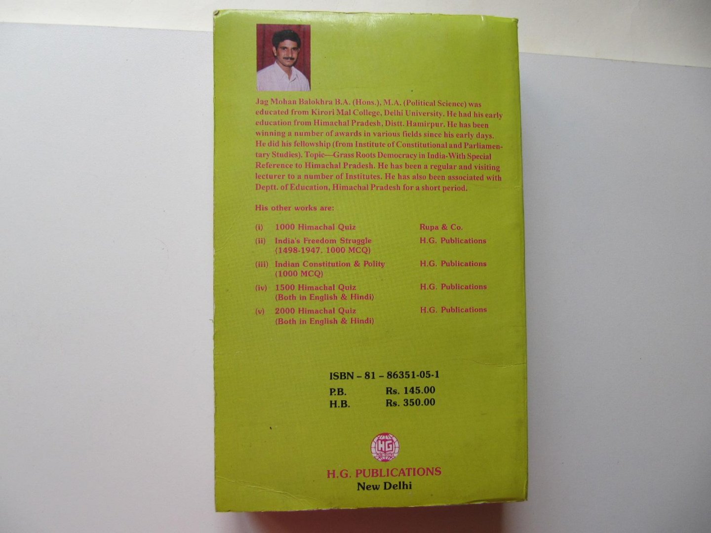 Jag Mohan Balokhra - The Wonderland Himachal Pradesh