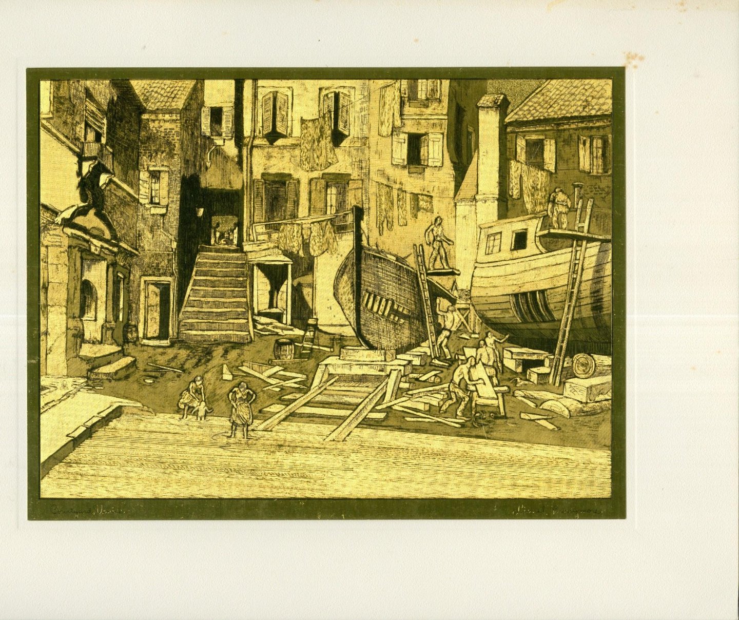 Barrymore, Lionel - Collector's Portfolio of Gold-Etch Prints