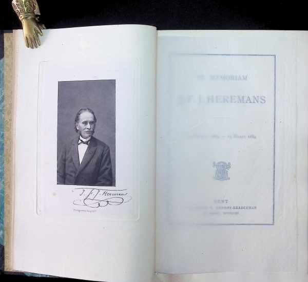 collectief - Im Memoriam J. F. J. Heremans  27 januari 1825 - 13 maart 1884