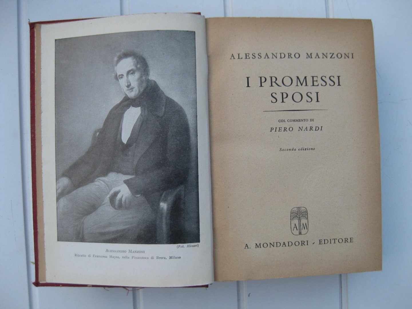 Manzoni, Allessandro - I promessi sposi. Col commento di Piero Nardi.