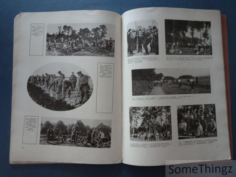 Professor Dr. Backhaus. - Prisoners of War in Germany. About 250 actual Photographs from German Prisoners Camps.