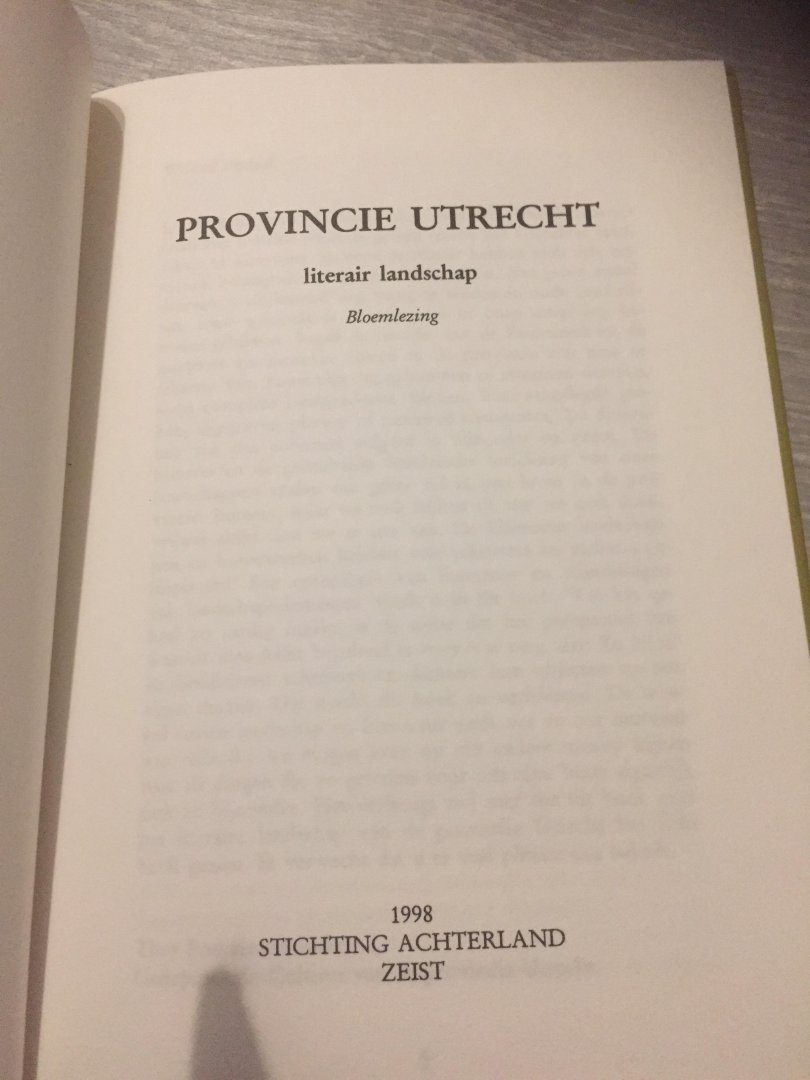 Thea Poortenaar - Provincie Utrecht / druk 1