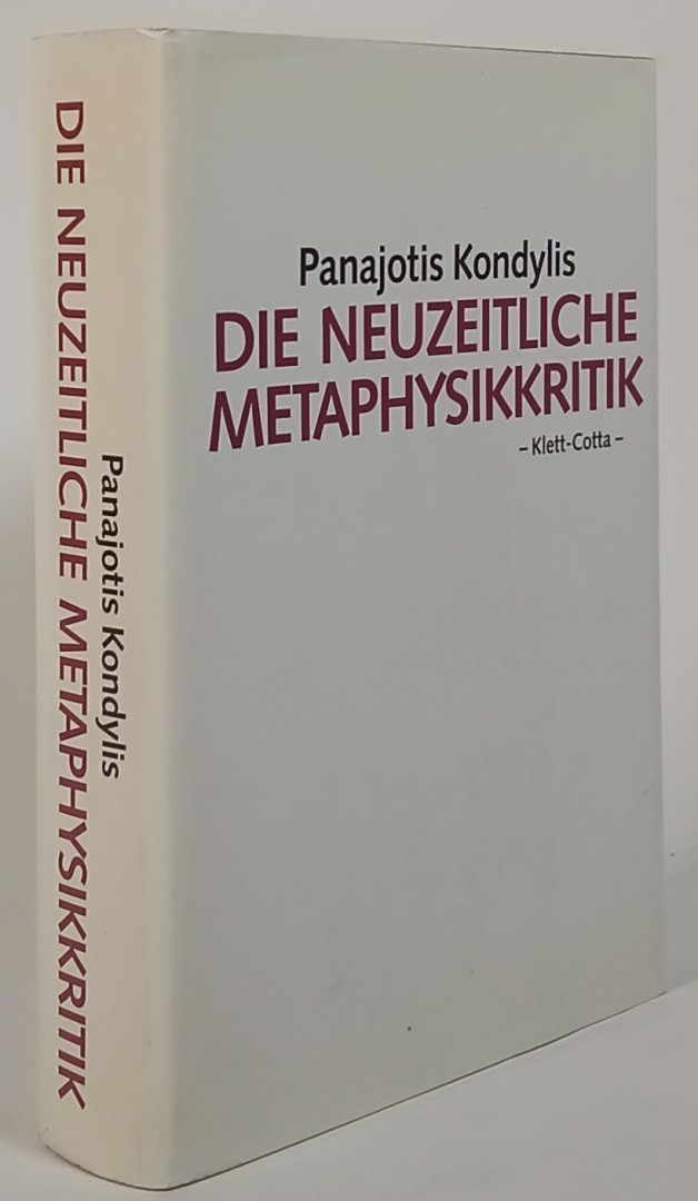 KONDYLIS, P. - De Neuzeitliche Metaphysikkritik