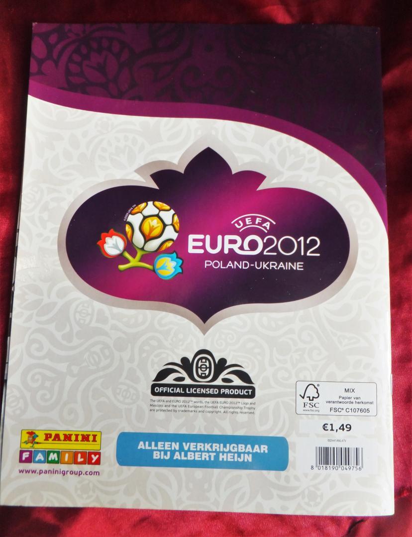 Panini - UEFA Euro 2012 / Poland-Ukraine / Het toernooi door de ogen van Oranje / niet compleet/ stickeralbum [1.dr]