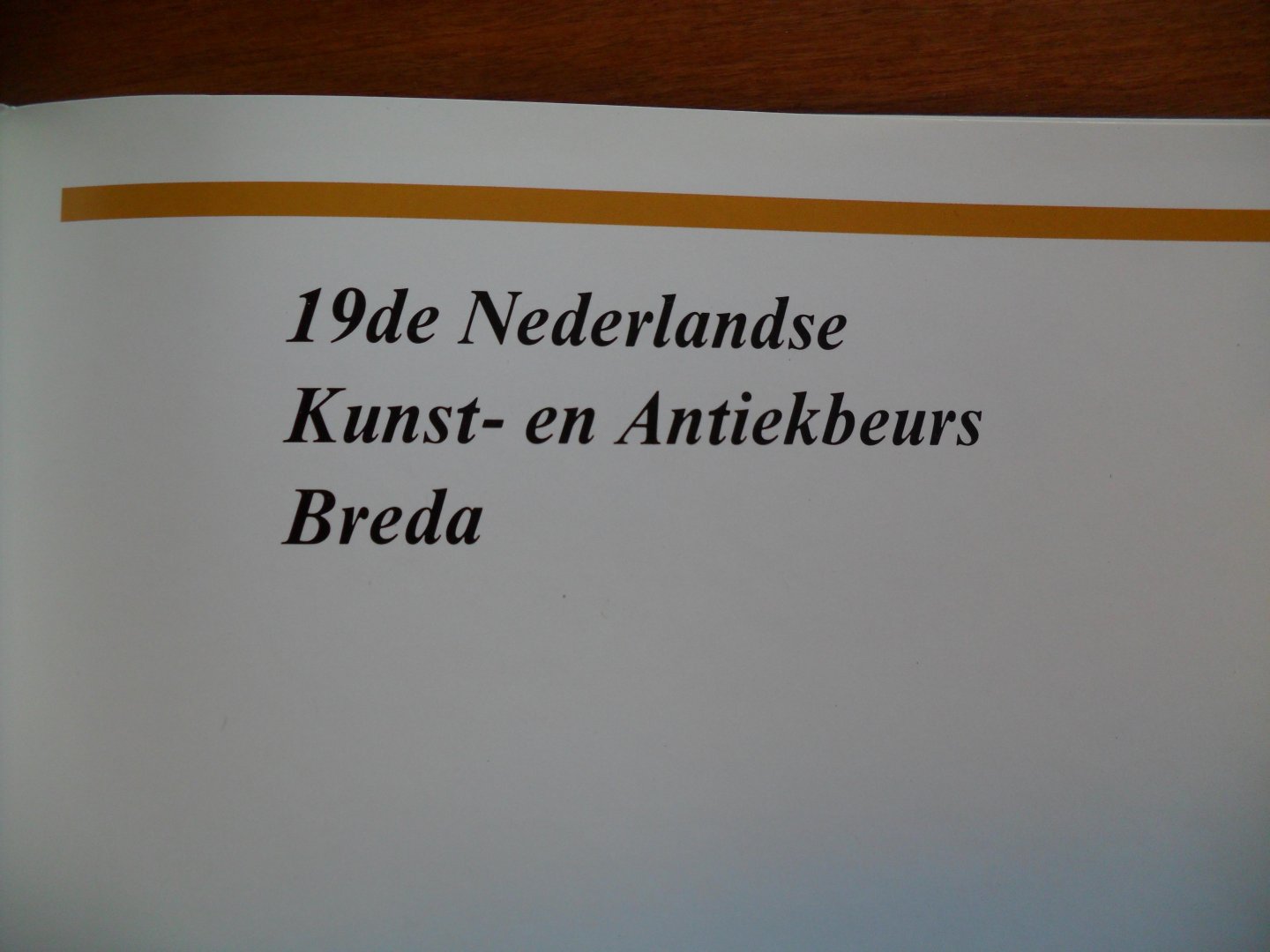 Redactie - 19de Nederlandse Kunst- en Antiekbeurs Breda