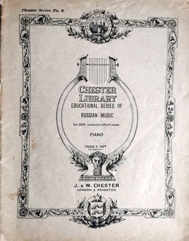 Weston, Annie T (ed.): - Educational series of Russian music. Book III. Moderately difficult pieces