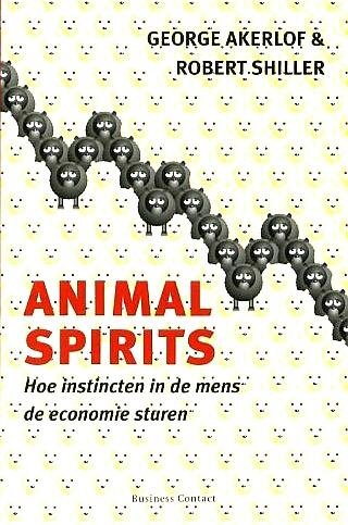 Akerlof, George A., Shiller, Robert J. - Animal Spirits . ( Hoe instincten in de mens de economie sturen . ) Jaarlijks steken we miljoenen in de ontwikkeling van merknamen. Dagelijks worden we met drie- tot vijfduizend advertenties gebombardeerd. Op ontelbare, soms subtiele manieren -