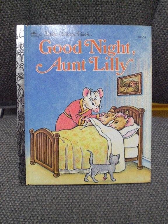 Margaret Madigan Illustrated by Diane Dawson - Good Night, Aunt Lilly a Little Golden Book 208-54