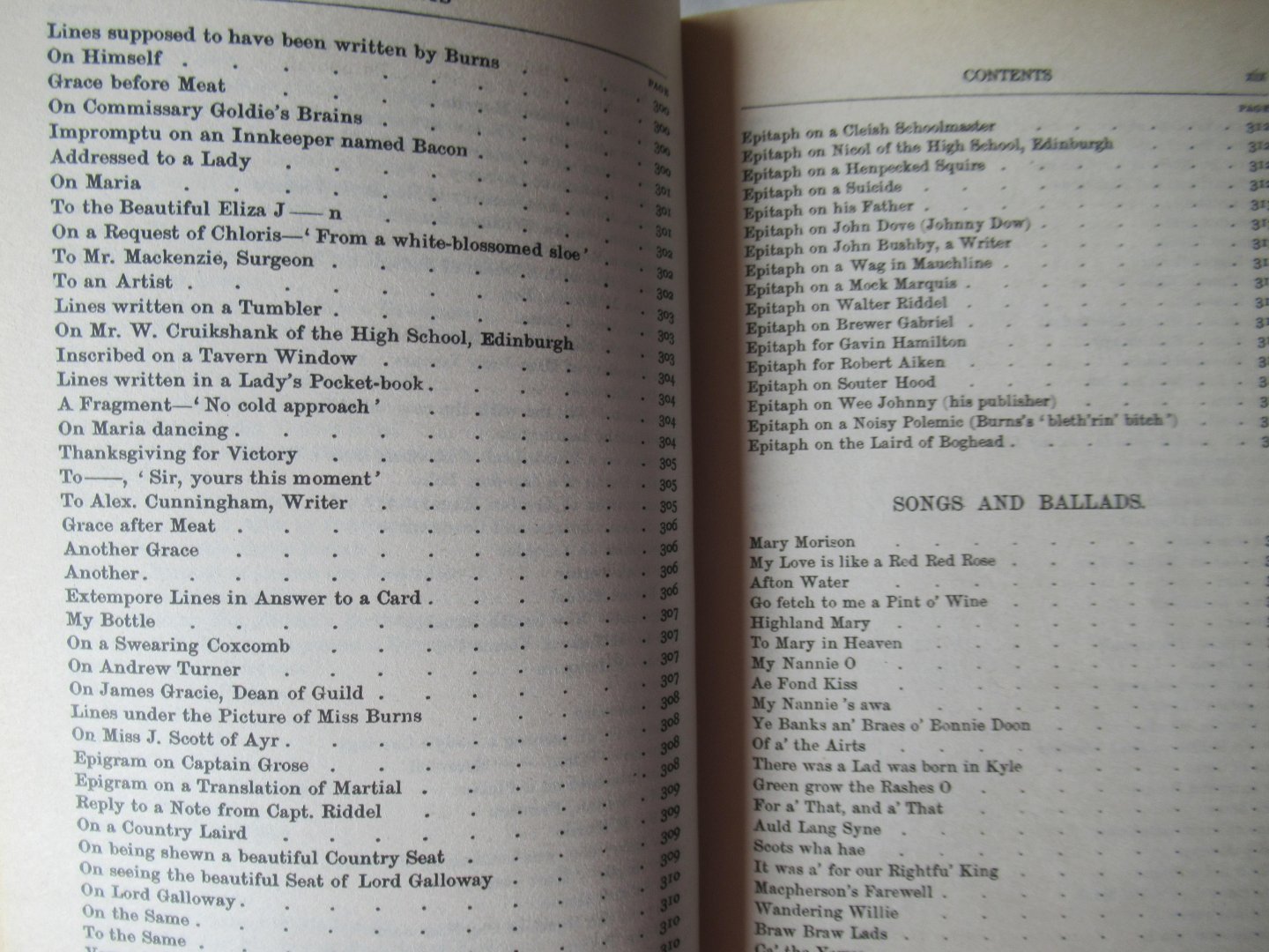 Burns, Robert - collected poems of Robert Burns