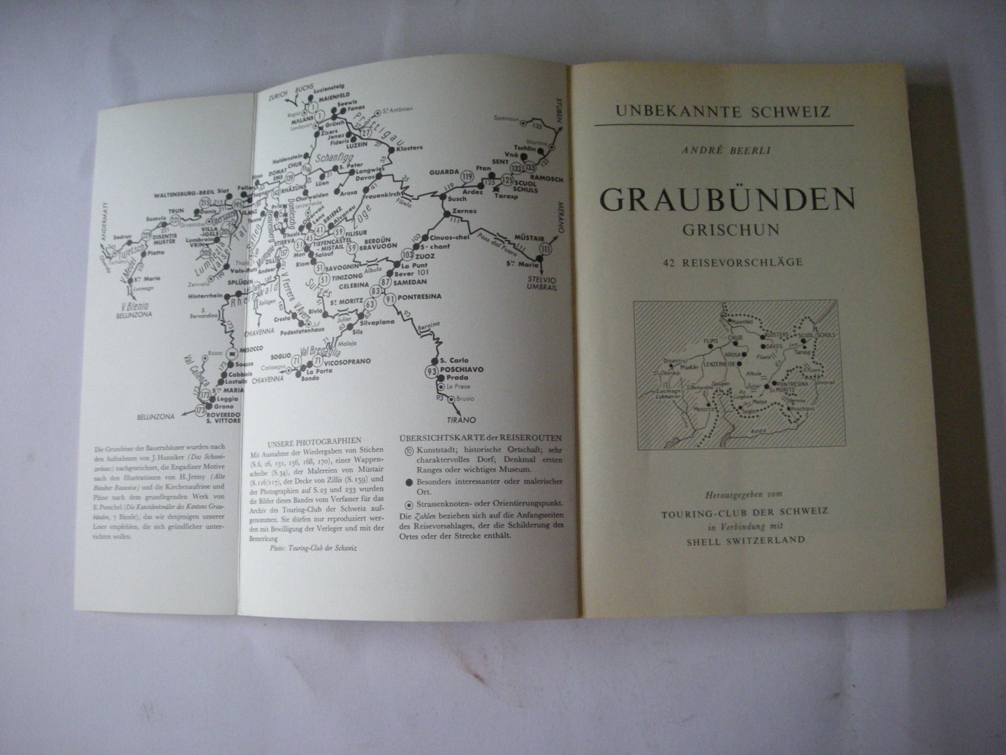 Beerli, Andre - Graubunden -  Grischun. 42 Reisevorschlage