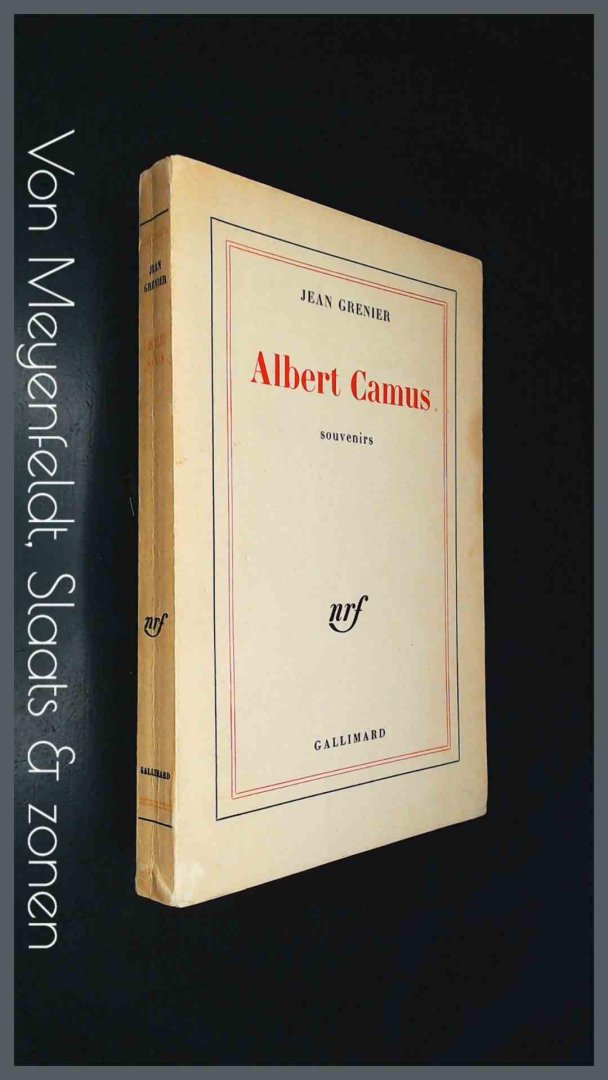 Grenier, Jean - Albert Camus - Souvenirs