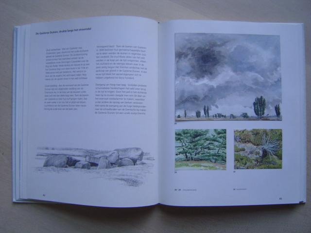 Boivin - Drentse landschap tekenend / druk 1